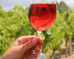 verre de vin rosé