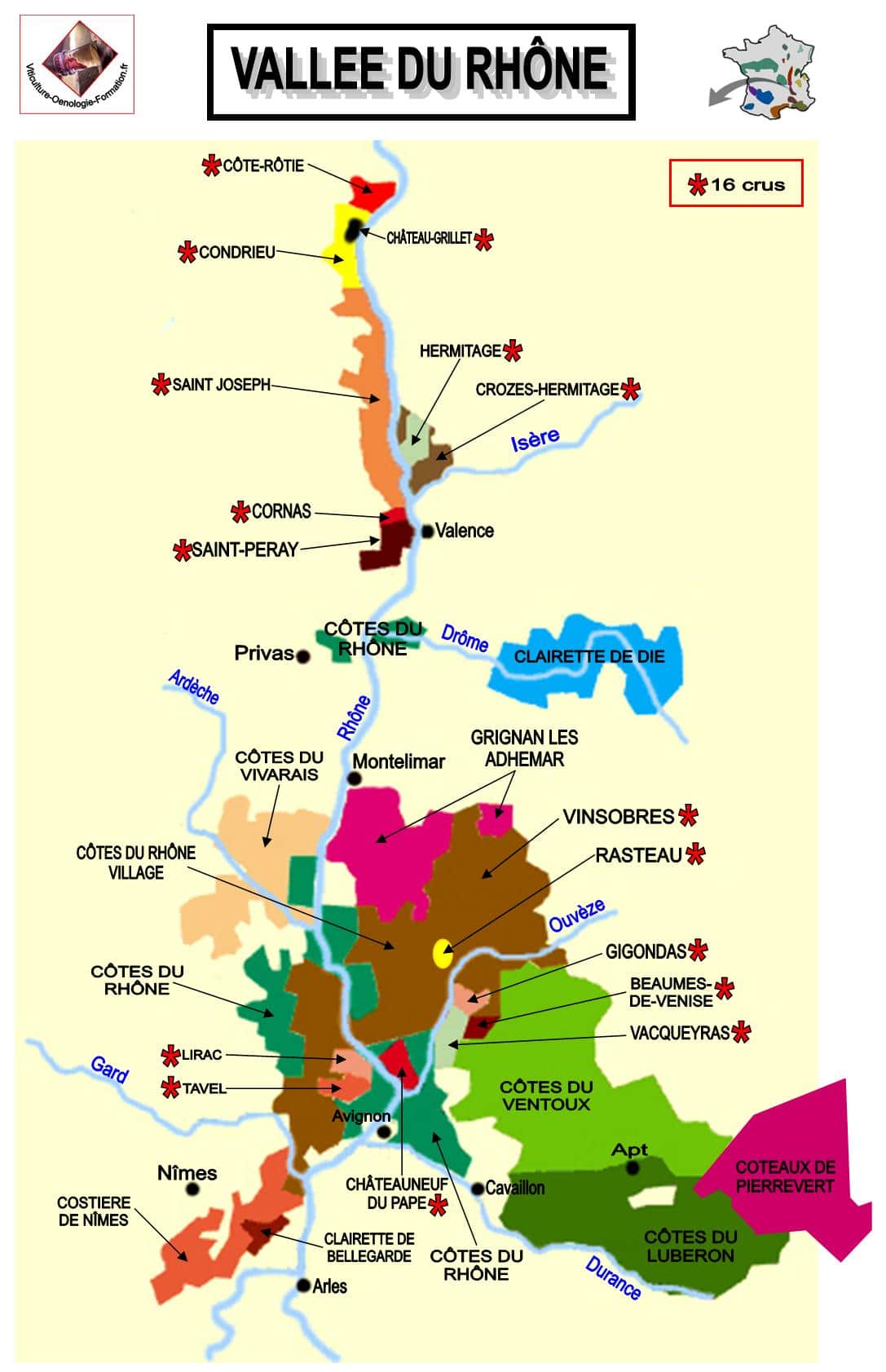 Vins Vallée du Rhône oeni