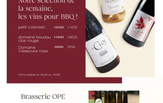 vin cave rochettes restauration barbecue leger prix rouge rose blanc